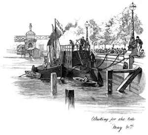 Waiting Prints: Transporting the obelisk: positioning Cleopatras needle