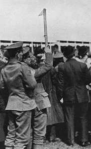 Aintree Prints: A trench periscope at Aintree, WW1