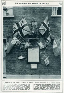 Remembrance Prints: A tribute to the brave in an East London street, WW1