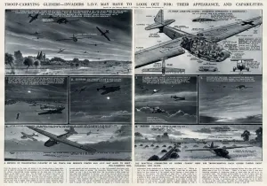 Troop Prints: Troop-carrying gliders by G. H. Davis