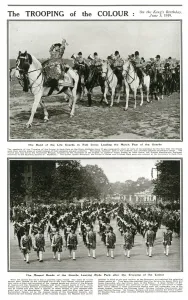 June Prints: Trooping of the Colour, 1919