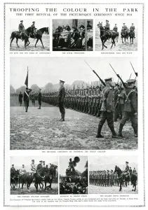 June Prints: Trooping the Colour in Hyde Park, 1919