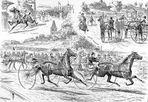 Races Prints: Trotting Races at Alexandra Park, London, 1890