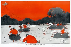 Air Plane Prints: Our True Sporting SPIRIT ? by William Heath Robinson