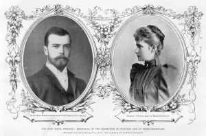 Alix Prints: Tsar Nicholas II and Princess Victoria Alix of Hesse