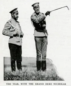 Medal Prints: Tsar Nicholas II of Russia with Grand Duke, WW1