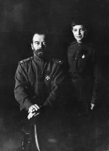 1868 Prints: Tsar Nicholas II and Tserarevich Alexei of Russia, c. 1914