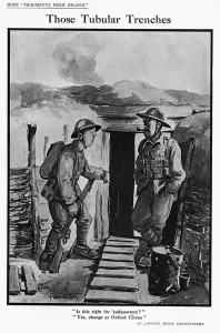 Images Dated 3rd August 2016: Those Tubular Trenches, by Bairnsfather