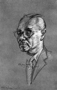 Ward Prints: Tunku Abdul Rahman Putra, as sketched by Stephen Ward, 1961