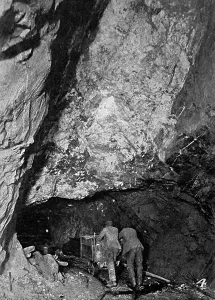 Cart Prints: Tunnel in St. Davids Mine, Wales, 1911
