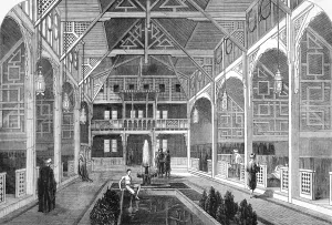 1862 Prints: Turkish Baths, Jermyn Street, London, 1862