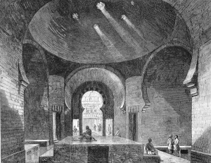 1862 Prints: Turkish Baths, Jermyn Street, London, 1862