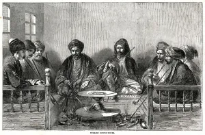 Shop Prints: Turkish coffee house 1853