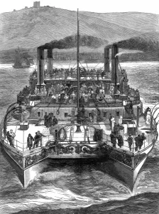 Radical Prints: Twin Steam-Ship Castalia, August 1875