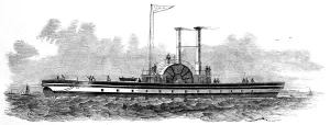 Carry Prints: The Twin Steam-Ship Gemini, 1850
