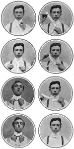 Formal Prints: Tying an evening dress bow tie