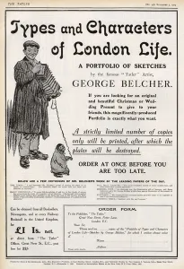 Paper Prints: Types and Characters of London Life - advert in the Tatler