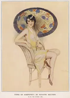 Cane Prints: Types of Femininity: by Suzanne Meunier. No. IX. - The Rivie