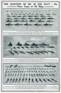 Fuel Prints: Three types of oil ships in the navy by G. H. Davis