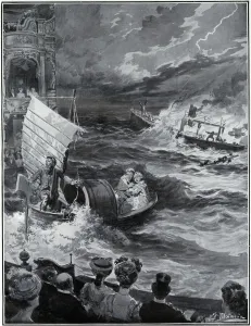 Storm Prints: The Typhoon at the London Hippodrome by Matania