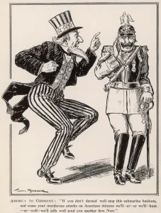 Kaiser Prints: Uncle Sam and the Kaiser 1915