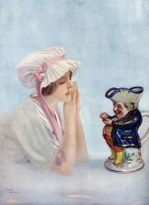 Pottery Prints: My Uncle Toby by Hugh Williams - toby jug