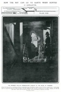 Westminster Prints: Underground passage to the House of Commons 1908