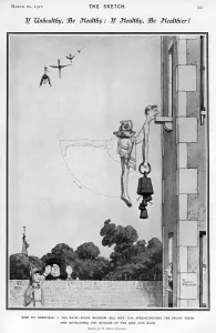 William Prints: If Unhealthy, Be Healthy by William Heath Robinson