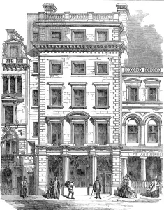 Union Prints: The Union Bank of London, Fleet Street, London, 1857