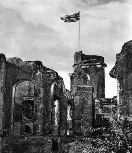 Pakistan Prints: The Union Flag over the Lucknow Residency