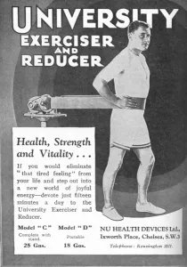 Shorts Prints: University Exerciser and Reducer advertisement