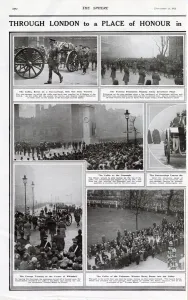 Ceremony Prints: Unknown Warrior procession through London 1920