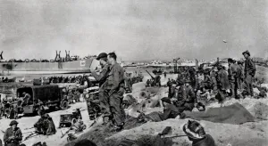 Shortly Prints: Unloading Supplies in Normandy; Second World War, 1944