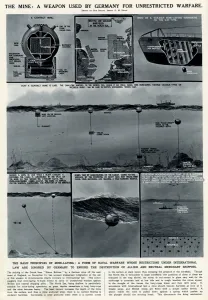 Destruction Prints: The mine used by Germany by G. H. Davis