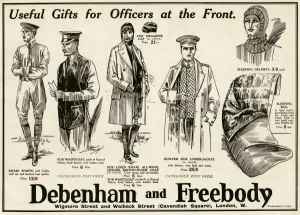 Debenham Prints: Useful gifts for Officers at the front 1914
