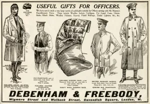 Bags Prints: Useful gifts for Officers at the front 1914