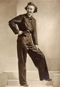 Utility Prints: Utility boiler suit, 1943 - WWII fashion