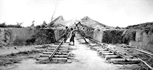 1944 Prints: V-1 Flying Bomb Launch Site, France; Second World War, 194
