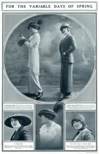 Straw Prints: Variable days of spring 1913