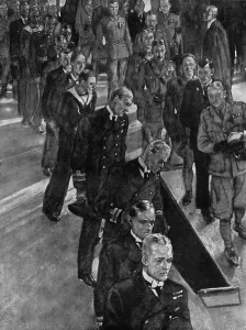 Grave Prints: VCs filing past tomb of the Unknown Warrior