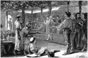 Venetian Prints: Venetian Bowling Alley, c. 1876