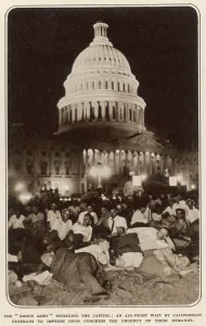 Unrest Prints: Veterans Riot at Washington