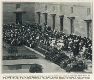 Indian Prints: Viceroy speech at unveiling of the Four Dominion Columns, Ne
