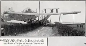 Aeroplane Prints: Vickers Virginia night bombing RAF plane bound from Hawkinge to Boscombe