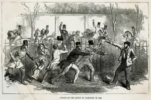 Drives Prints: Victoria Attacked 1849
