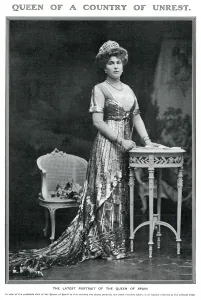 Consort Prints: Victoria Eugenie of Battenberg, Queen of Spain 1909