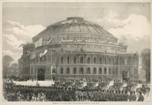 Opens Prints: Victoria opens Albert Hall 1871