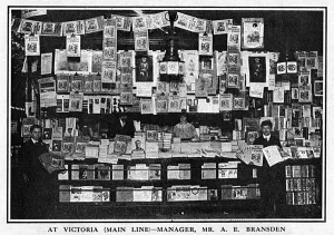 Stall Prints: Victoria station Bookstall