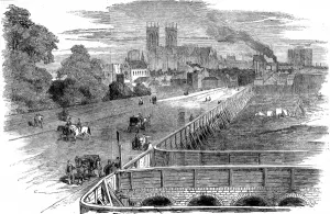 1851 Prints: Victoria Street, London, 1851