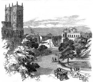 1851 Prints: Victoria Street, Westminster, 1851